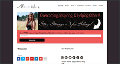 Desktop Screenshot of alannawonglife.com